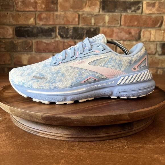 Brooks Adrenaline GTS 23 Supportive Blue Running Shoes Sneakers Women's Size 7.5